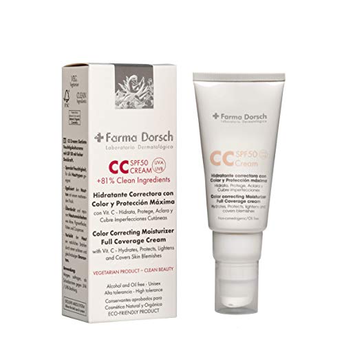 Farma Dorsch CC Cream que cobre imperfeições Cutâneas (SPF 50) - 50 ml.