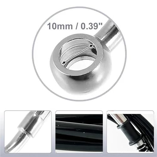 Flexible frein hydraulique sans pliure avec durite coudée 90 degrés - 4