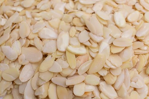 Almond Flakes 1KG - Premium Blanched Almond Slices - Nuts Raw - Unsalted - Bulk Bag