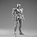 HiPlay ZD Toys Collectible Figure Full Set: Anniversary Series Non-Luminous Version: Iron Man MK2 (1906-02), 1:10 Scale Miniature Action Figurine BFGGTXMK2