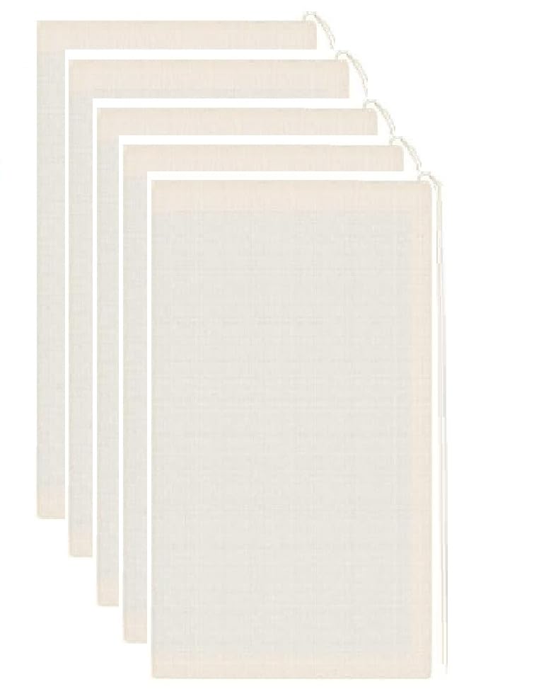 Image of WUD 5 Pcs. Empty Cold Brew Coffee Bags with Drawstring, 8x4 inch