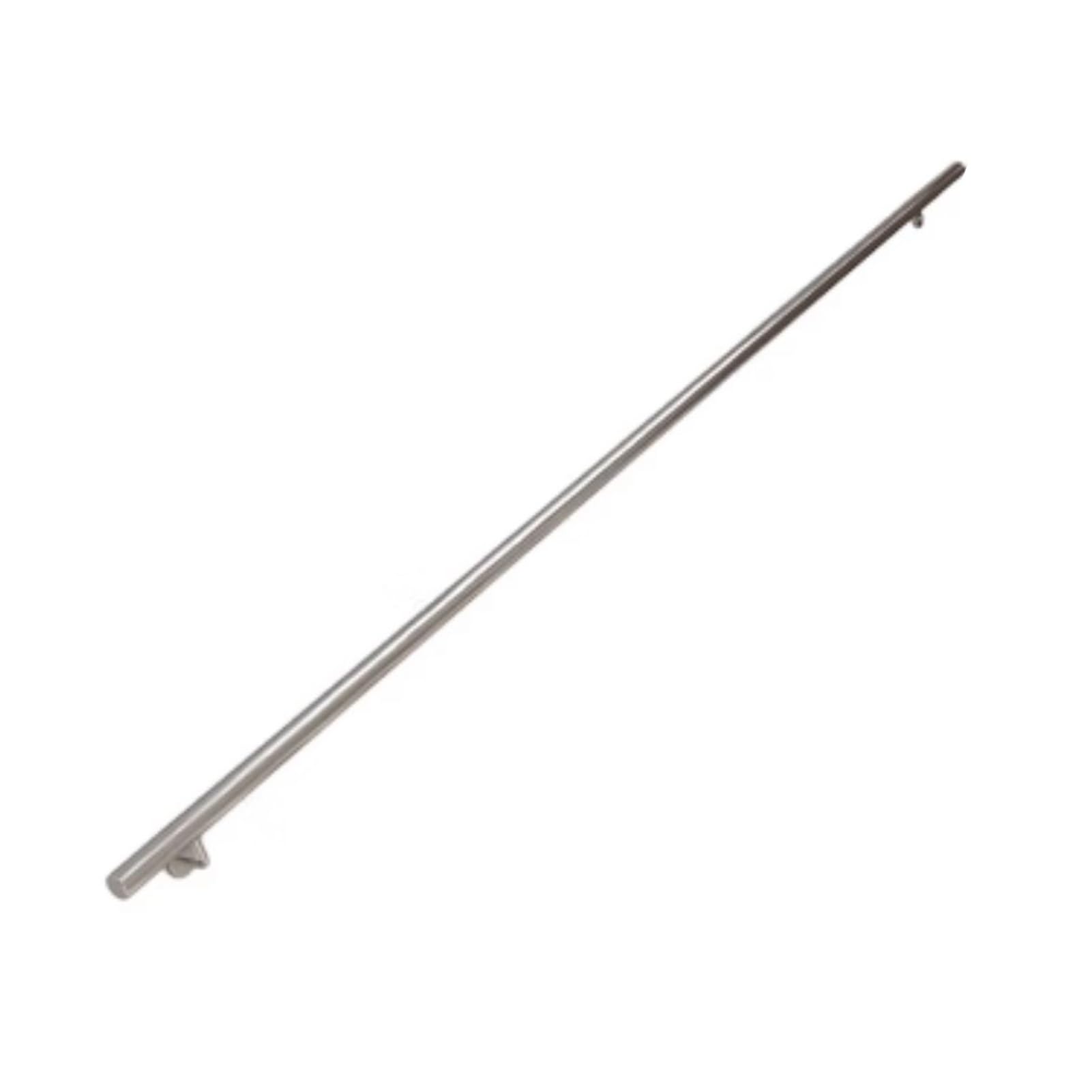 Rampe d'escalier en acier inoxydable 120cm design moderne argenté