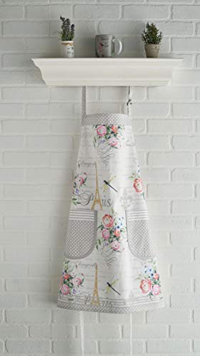 Maison d' Hermine 100% Cotton 1-Piece Kitchen Apron for women with Pocket Chef Apron and Mothers Day Gifts - Image 2