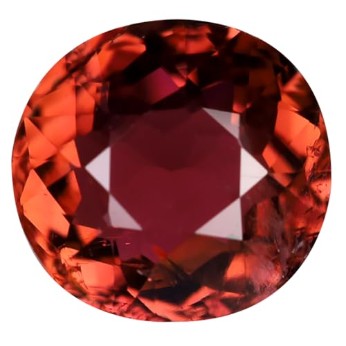 Tourmaline rose Mozambique 3.16 ct, pierre précieuse ovale 9x9 mm pour gemme joaillerie