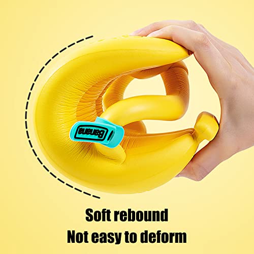 Flip Flops Unisex Banana Shaped Flip Flops Thick Padded Slippers Beach Pool Party Sandals3