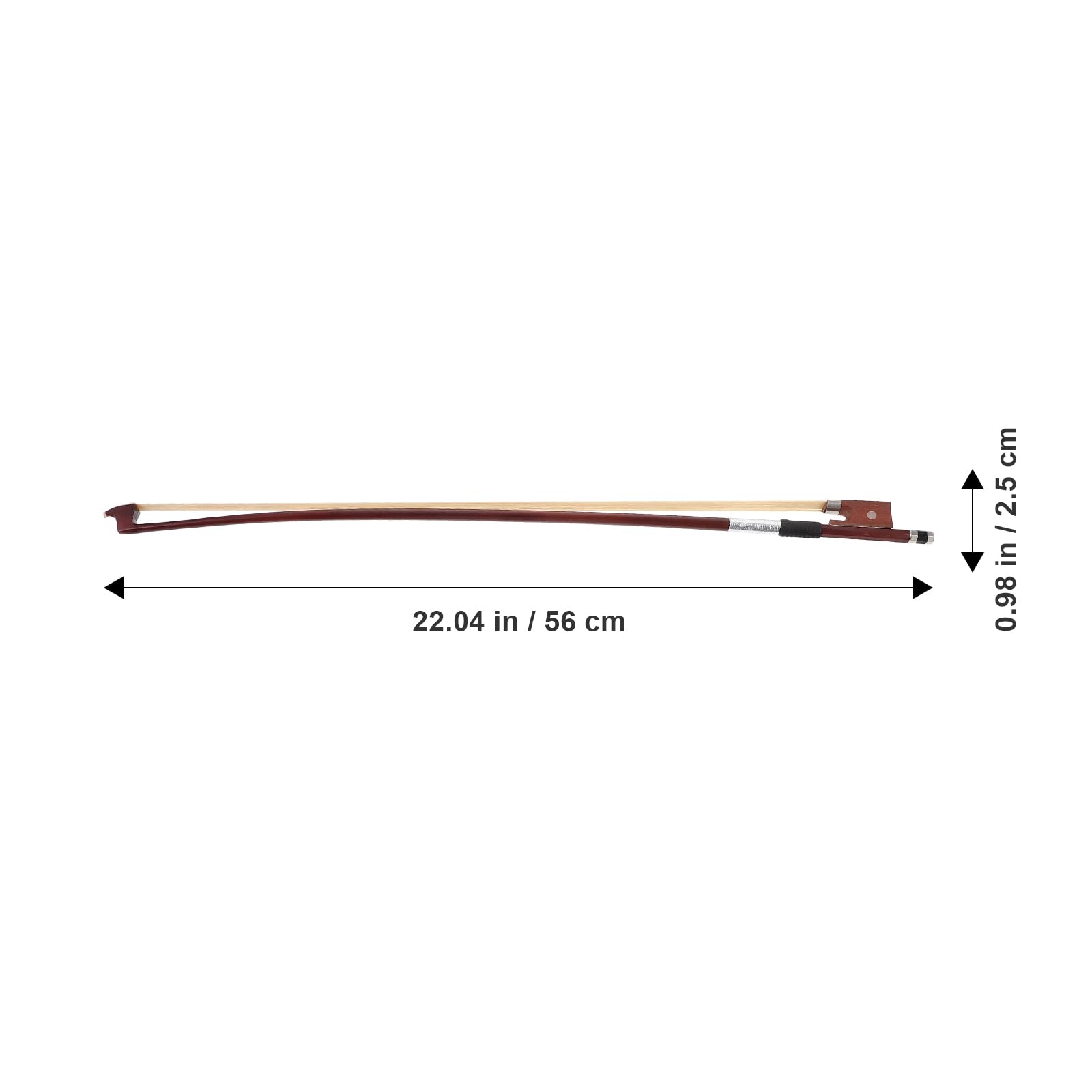Vaguelly 1/4 Geigenbogen Aus Rosshaar Arbor Violinbogen Für Kleine Violine Übungsbogen Mit Hellem Klang Komfortablem Griff Und Mongolischem Pferdehaar Für Kinder Und Schüler