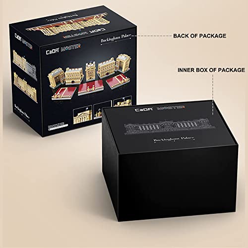 MISINI CADA Master C61501W Buckingham Palace Klemmbausteine, 5604/pcs MOC CADA Technik Berühmte Londoner Architektur… – Bild 7