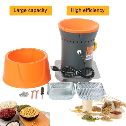 Image of Grain Mill Corn Grinder, 1000W Electric Feed Ginder Mill 7L | Dust-Free Dry Cereals Grinder with Detachable Hopper & 3 Sieves for Wheat Corn Grain Spice Coffee Beans 1.85 Gallons