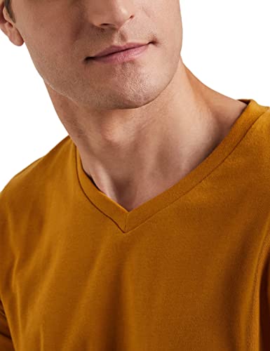 Image of Amazon Brand - Symbol Men's Solid Cotton T Shirt | Plain | V Neck | Half Sleeve-Regular Fit | Combo Pack of 3 (Available in Plus Sizes)