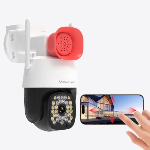 Image of VSTARCAM 3MP Pet Cameras, Security Camera Indoor, Interactive Cat /Pet Camera with Phone App, 2.4GHz with IR Night Vision, AI Motion Tracking, 2-Way Audio, 24 /7 Cloud & SD Card Storage