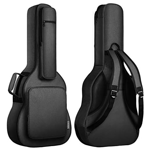 CAHAYA Funda de Guitarra Universal Bolsa Guitarra Acolchada 18mm con 5 Bolsillos para Guitarra Acústica Clásica Modelo CY0244