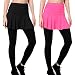 Wantdo Women's Gym Skirted Leggings Tight 4 Ways Shaping Hip Push Up Yoga Pants