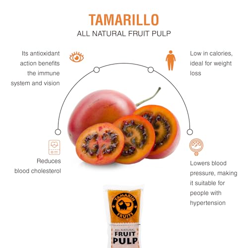 Tamarin Fruits All Natural Frozen Fruit Pulp perfect for Juicing, Cocktails, Smoothies, Desserts, and Baking, No Sugar Added, Gluten Free with No Preservatives, (Tropical Fruit Mix, 4lbs)