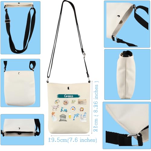 VAMSII Greek Trip Gifts Greece Travel Vacation Crossbody Bag Greek Souvenir Gift Greek Island Gift Greece Lover Gift4