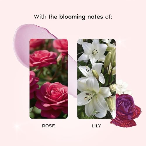 Image of Nykaa Wanderlust English Country Rose Floral Sorbet Body Gel Lightweight Soothing Cooling Hydrating for Women - 250ml Rose & fresh Lilly Perfume | Long-Lasting,Vegan,Paraben‐Free, IFRA Certified