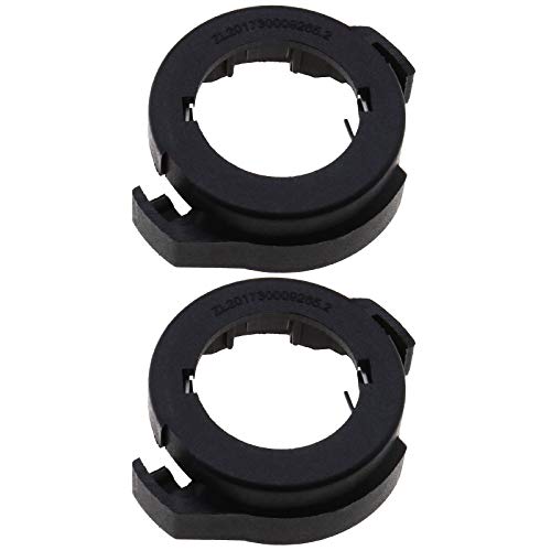Create idea 2 pièces HID H7 LED ampoule Base adaptateur support phare ampoule douille Clips de retenue noir Compatible avec Magotan Espace MK3