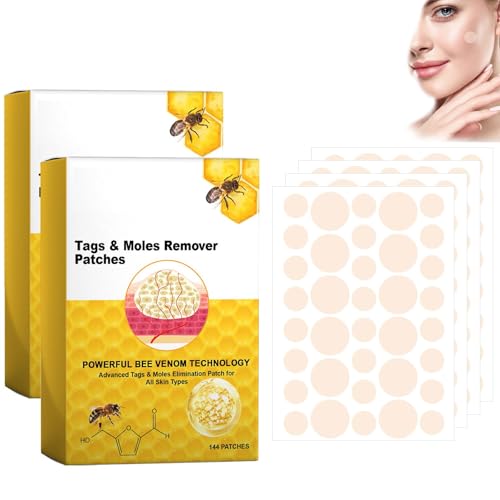 Quita verrugas cuello y cara, Parche para Acné y Granos,Parche Anti Verrugas, Skin Tag Remover Patch, Skin Tag Removal (2)