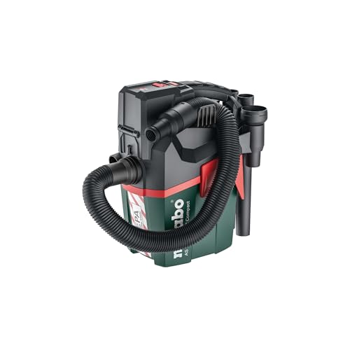 metabo AS 18 HEPA PC Compact Akku-Sauger 18V - Karton- mit manueller Filterreinigung und HEPA Filter - 602029850