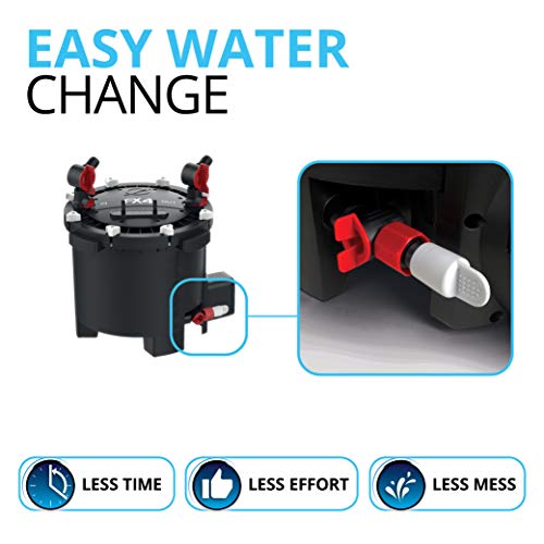 Fluval Filtro Externo Fx4 2650 Lph, 1000 L