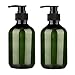 RUSTOO 2 Stück Seifenspenderflaschen, Pumpflaschenspender, 500 ml Seifenspenderflaschen Nachfüllbare Pumpflaschen, für Lotion, Duschgel, Handseife