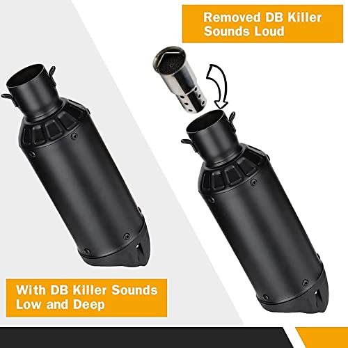 Lkv Motorcycle Db Killer 51Mm Universal Muffler Silencer Noise Eliminator Motorcycle Silencer Compatible With Harley Moto Guzzi, Honda, Kawasaki, Suzuki, Yamaha, Cruiser, Scooter And More. #TOP4