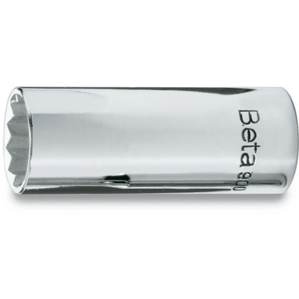Beta 900AS/MBL 9/16" 1/4" Drive Socket, 12 Point, with Chrome Plated