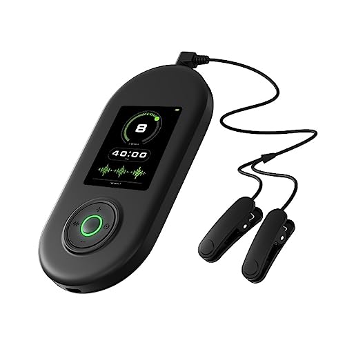 GYSURYB Instrumento Inteligente para Dormir Clip para la Oreja Terapia de EstimulacióN Ayuda para Dormir Pulso de Microcorriente SueñO Asistido por Corriente