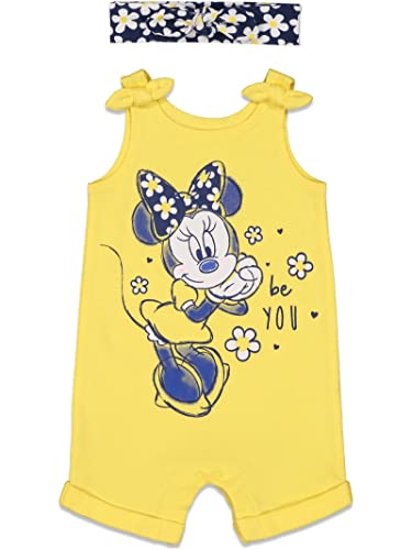 Image of Disney Romper and Headband Outfit Set Newborn to Little Kid Sizes (Newborn - 5)