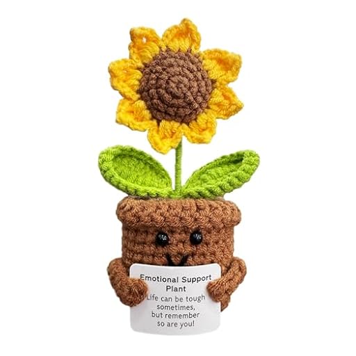 KIAYOO Regalo de Girasol, Decoraciones de Escritorio para el Hogar y la Oficina, Positive Flores de Ganchillo Regalo para Él Ella Hombres Mujeres Amigos Novio Cumpleaños Navidad San Valentín | Ya disponible en tu tienda friki favorita! En mundofriki.es! KIAYOO Regalo de Girasol, Decoraciones de Escritorio para el Hogar y la Oficina, Positive Flores de Ganchillo Regalo para Él Ella Hombres Mujeres Amigos Novio Cumpleaños Navidad San Valentín | Ya disponible en tu tienda friki favorita! En mundofriki.es!