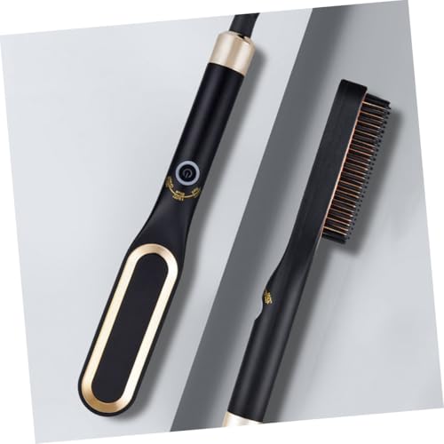 Cepillo eléctrico para alisar cabello y barba mini 3 velocidades miniatura 6