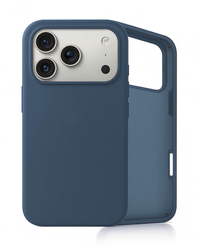 Image of Case Cover for iPhone 17 Pro Max (Liquid Dark Blue, iPhone 17 Pro Max)