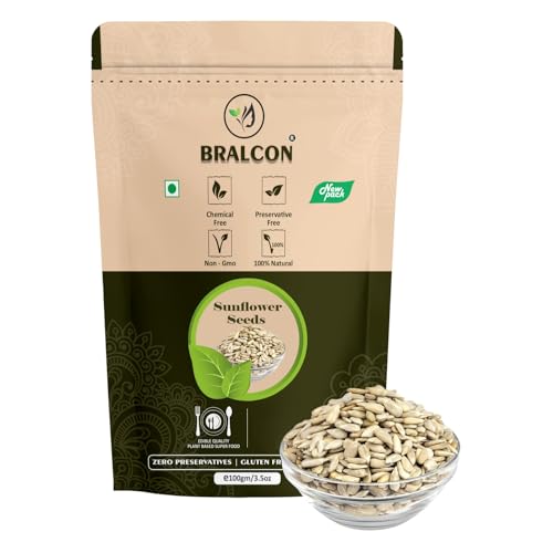 Image of BRALCON Seeds Combo of Chia, Watermelon, Pumpkin, Sunflower, Flax Seeds - 500g (5 x 100g Each Pack) | Unroasted Mix Seeds for eating with Omega 3 and rich in Fiber, Protein for Weight Loss