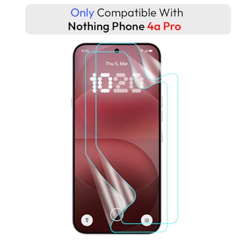 Image of KAPAVER EasyDo Film Screen Guard Protector for Nothing Phone 4a (Clear- 2 Pack)