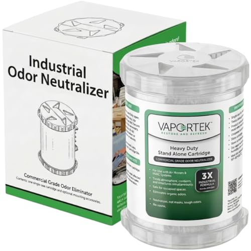 Vaportek Heavy Duty Odor Neutralizer HDSA 2.0 1-Pack Odor Eliminator & Odor Absorber Car Deodorizer for Home Office Garage & Basement Long Lasting Odor Removal up to 20 000 Cu Ft 3X Industrial