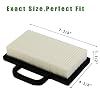 2 Pack 499486S Air Filter with 273638S Pre Filter Replace for BS 499486 698754 691007 695667 Air Cleaner, Compatible with BS 18-26 HP Intek V-Twins Engine