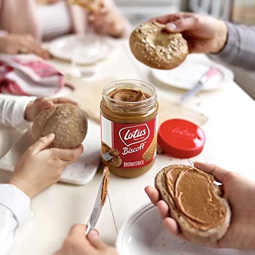 Lotus Biscoff | Süßer Brotaufstrich | Cremig | Karamellisierter Keksgeschmack | Vegan | Nussfrei | Kein Zusatz von Aromen oder Farbstoffen | PET Glas | 400g – Bild 5