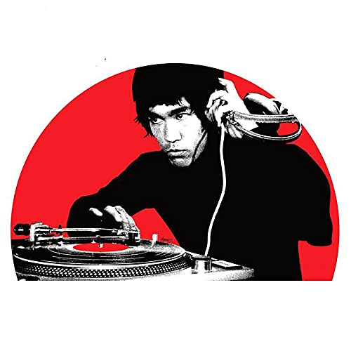 A/X 13cmx8.8cm for Bruce Lee Dj Car Sticker Anime Waterproof Snowboard Decoration Scratch