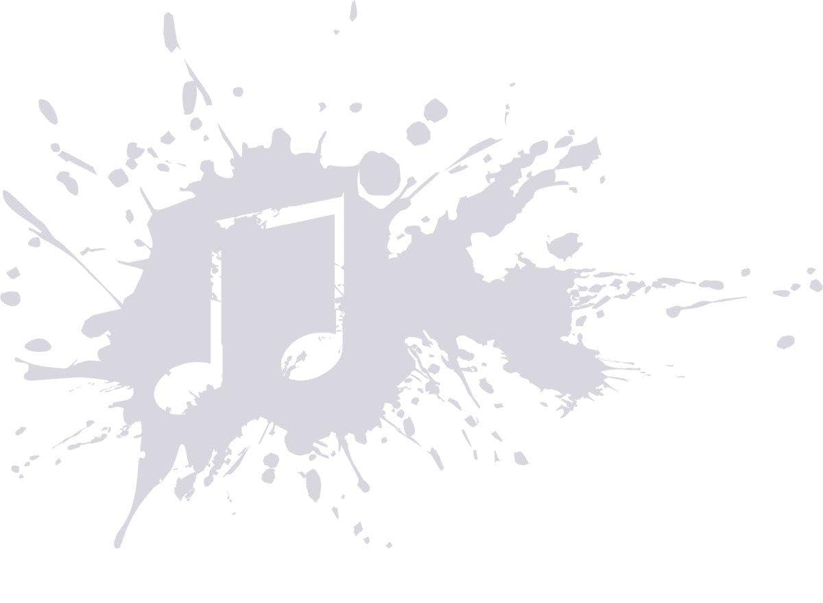 Aufkleber » Music Splash, 130x86,8cm, Transparent • Wandtattoo/Wandaufkleber/Wandsticker/Wanddeko/Vinyl