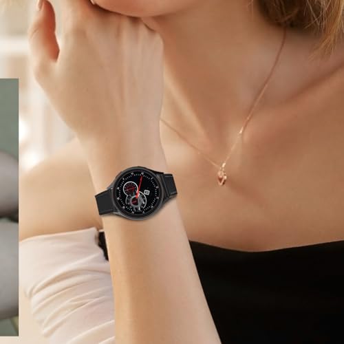 Italy Genuine Leather Watch Bands Compatible with Samsung Galaxy Watch 7 6 5 4 40mm 44mm, 5 Pro 45mm, 6 4 Classic Active 2, 20mm Quick Release Leather Watch Straps Replacement Band for Women Men