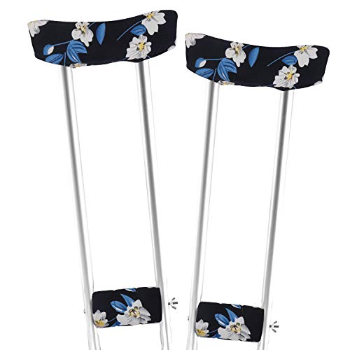 Housse de protection lavable pour béquilles sous les aisselles pour éviter les irritations