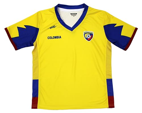 Generic Youth Arza Soccer Uniform Colombia100% Polyester_Kids and Boy Yellow2