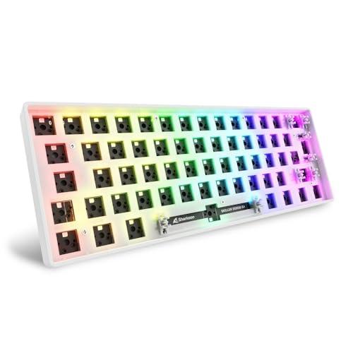 Sharkoon Skiller SGK50 S4 Gen2 Barebone Clavier de jeu mécanique Blanc 60 % DE
