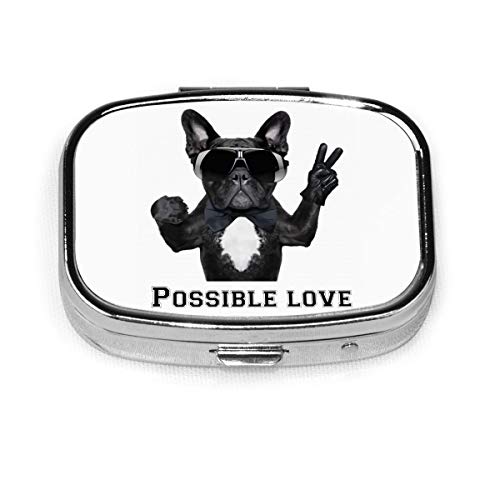 かっこいい 犬 ピルケース 薬ケース 携帯用 なファッション 防水 コンパクト・軽量 習慣薬箱 薬入れ 小型収納ケース 飲み忘れ防止