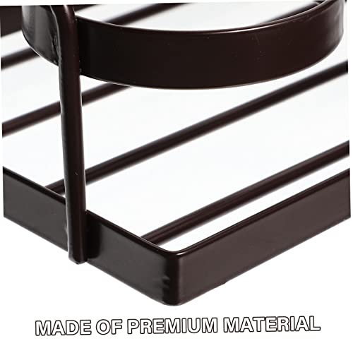 Soporte para botellas de vino de hierro compacto miniatura 6