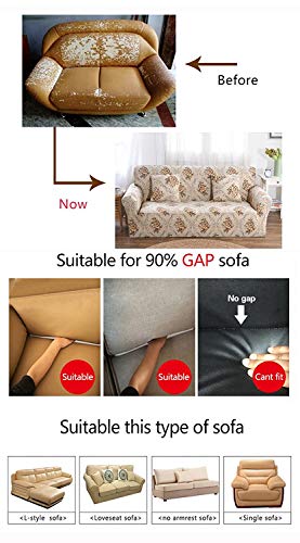Couvre canape elastique universel housse extensible 4 places - 3