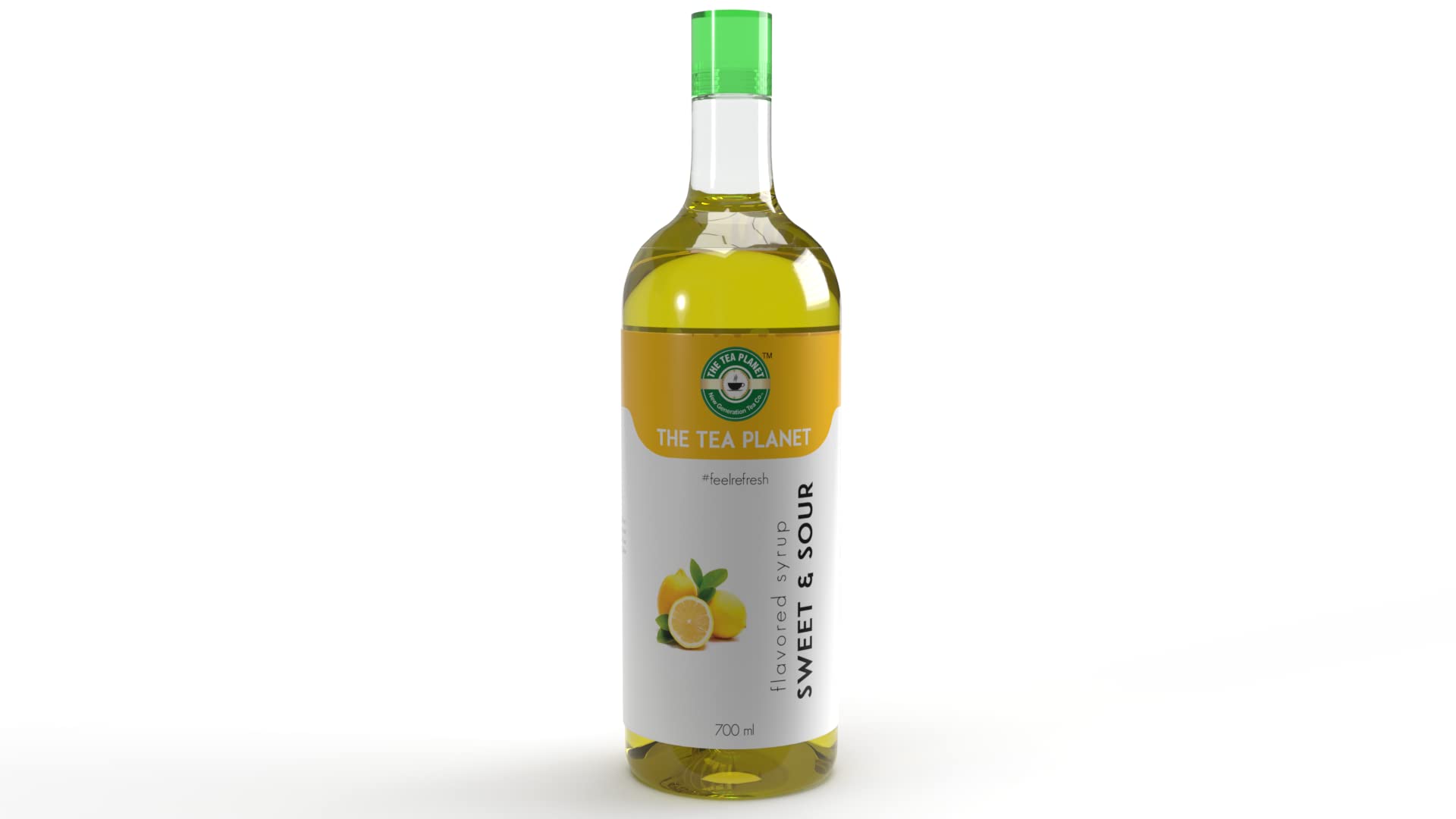 The Tea Planet - Sweet and Sour Syrup to Coffee, Tea, and Specialty Cocktails, Non - GMO, Gluten-Free, Vegan (700 ml )