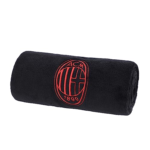 Plaid AC Milan 100x150 cm pour des soirées match cocooning au chaud
