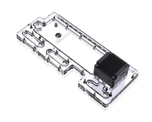 Bykski Corsair 465X�p�f�B�X�g���v���[�g - PMMA w/5v �A�h���X�\��RGB(RBW) (RGV-COS-465X-P-K) - �A�[�}�[�t��DDC�|���v