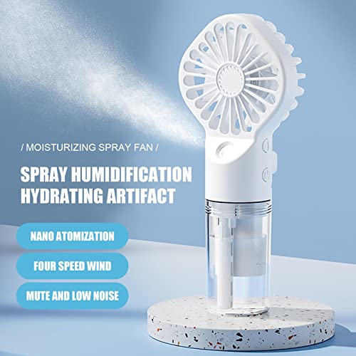 refroidissement à eau - Humidificateur d'air portable - Camping Gear Fan Spray Humidificateur d'air Petit ventilateur avec 4 vitesses – Image 3
