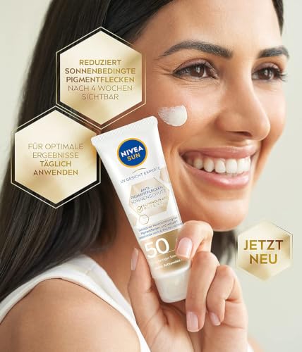 NIVEA SUN UV Gesicht Experte Anti-Pigmentflecken Sonnenschutz Luminous 630 LSF 50 (40 ml), feuchtigkeitsspendende Gesichtssonnencreme… – Ansicht 5